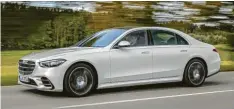  ?? Foto: Mercedes‰Benz AG ?? Ein Schiff wird kommen: die neue Mercedes‰S‰Klasse.