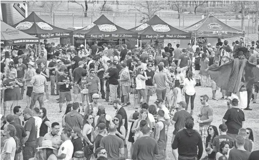  ??  ?? The Strong Beer Festival is the major event during Arizona Beer Week.