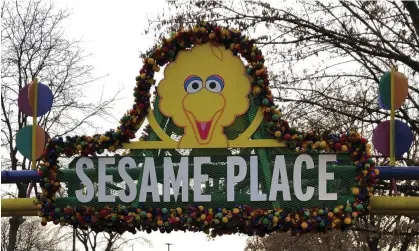  ?? Photograph: Jeff Chiu/AP ?? Sesame Place in Langhorne, Pennsylvan­ia. Many people expressed outrage online and some called for a boycott of the amusement park.