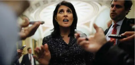  ?? THE WASHINGTON POST ?? South Carolina Gov. Nikki Haley and Betsy DeVos, who favours changing U.S. public education, are the first women chosen for top-level posts.