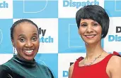  ??  ?? SUPPORTERS: Zamela Kiviet and Maggie Louw (former emerging entreprene­ur winner) at the BEW event on Saturday.