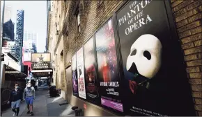  ?? Evan Agostini / Associated Press ?? Broadway theaters may be dark, but there will be plenty of new online production­s of some of classic plays this fall.