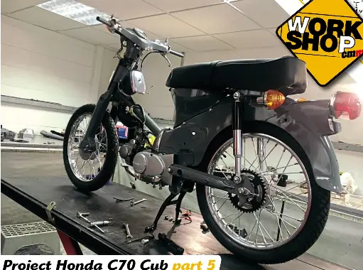 Honda c70 original colour online
