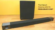  ?? TY PENDLEBURY/CNET ?? The Klipsch Cinema 400.