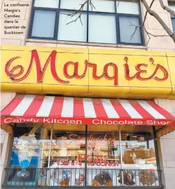  ?? ?? La confiserie Margie’s Candies dans le quartier de Bucktown