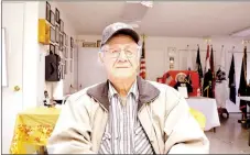  ?? RACHEL DICKERSON/MCDONALD COUNTY PRESS ?? Larry Caywood of Pineville is an Air Force veteran and a member of the American Legion Post 392 in Pineville.