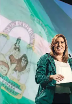  ?? Foto: EFE ?? Nach monatelang­em Schweigen ist es nun publik: Susana Díaz wird bei der Urwahl der PSOE als Kandidatin antreten.