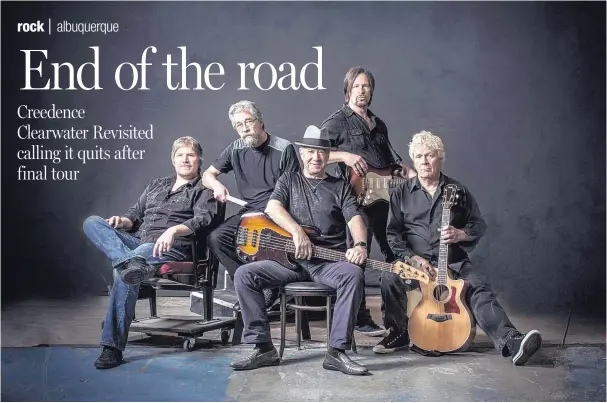  ?? COURTESY OF JEFF DOW ?? Creedence Clearwater Revisited is hanging up its hat after 25 years of touring.