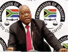  ??  ?? Jacob Zuma: I have been vilified