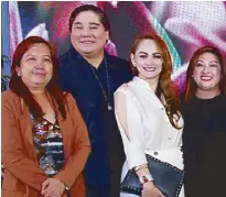  ??  ?? (From left) Doctors Marieta Santos, Jonathan Dizon, Elaine Galvez and Claudia Samonte.