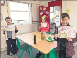  ??  ?? Danny Browne Vaughan, Aurora Moynihan Benson and Daniel Moynihan Benson, set to find hidden Easter eggs in Glenroe CNS.