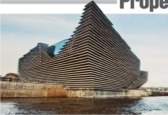  ??  ?? Striking: The new V&amp;A Dundee, the first outside London, opens in September