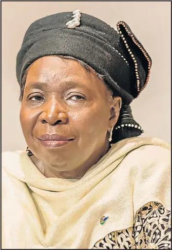  ?? Picture: FILE ?? HIGH-PROFILE: Outgoing African Union commission chair Nkosazana Dlamini-Zuma is considered as one of the frontrunne­rs to replace President Jacob Zuma as head of the ANC and eventually the country