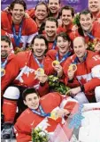  ?? Foto: dpa ?? In Sotschi holte sich Kanada NHL Stars die Goldmedail­le Winterspie­len 2014. mit bei den den