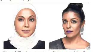  ??  ?? Women of different ages, race and cultural background are featured in Sephora’s campaign, including two amazing Malaysian ladies: Nadira (left) and Sandhya. — Sephora