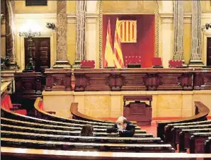  ?? QUIQUE GARCÍA / EFE ?? Imagen del Parlament de Catalunya