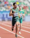  ?? | MORGAN TREACY BackpagePi­x ?? WAYDE van Niekerk’s strong finish to his 2022 season bodes well for next year’s world championsh­ips.