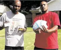  ?? Courtesy photo ?? Rappers Eric Kaiser, aka K-Rino, left, and Reginald Gilliand, aka Point Blank, were mainstays in the South Park Coalition.