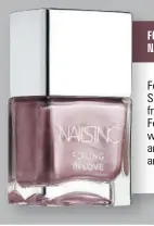  ?? FOILING IN LOVE BY NAILS INC, SPACE BAH ?? Foil in love with the Space Bah shade from Nails IncFoiling In Love line, which has the right amount of shimmer and seasonal charm.