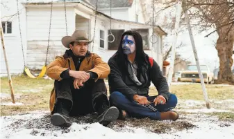  ?? The Weinstein Co. ?? Jeremy Renner (left) and Gil Birmingham in “Wind River,” the new film from Taylor Sheridan.