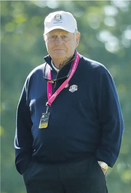  ?? — GETTY IMAGES FILES ?? Jack Nicklaus, seen here last year, has a special attachment to Glen Abbey.