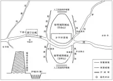  ??  ?? 图一 故鄂城遗址地形位置示­意图