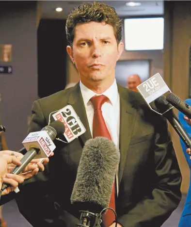  ??  ?? West Australian senator Scott Ludlam.