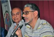  ??  ?? The president of the South African Hindu Maha Sabha, Ashwin Trikamjee, left, and the chairman of the South African Muslim Network, Faisal Suleman. PICTURES: GEOFF BRINK