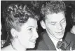  ?? Associated Press file ?? Nancy and Frank Sinatra out in Hollywood in 1946.