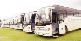  ??  ?? New PSC Buses launched — 2020