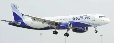  ?? AFP/GETTY IMAGES ?? Low-cost carriers such as IndiGo have attracted many novice travellers who are unaware of standard air travel convention­s.