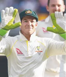  ?? Picture: AAP ?? CENTRE STAGE: Australian keeper Tim Paine.