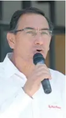  ?? DECLARACIÓ­N. ?? El presidente Martín Vizcarra dijo ayer que en su pais “nadie tiene corona”. (El Comercio-Lima)