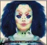  ??  ?? Bjork’s new album is titled Utopia.