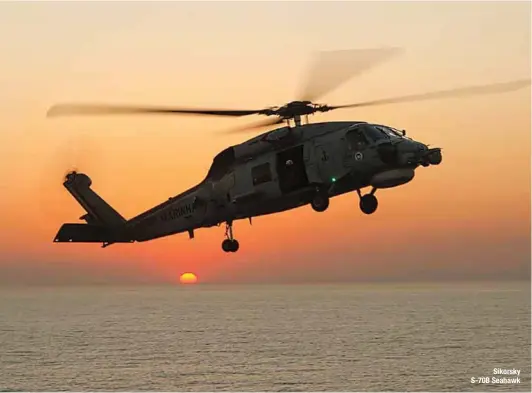  ?? PHOTOGRAPH: US Navy ?? Sikorsky S-70B Seahawk