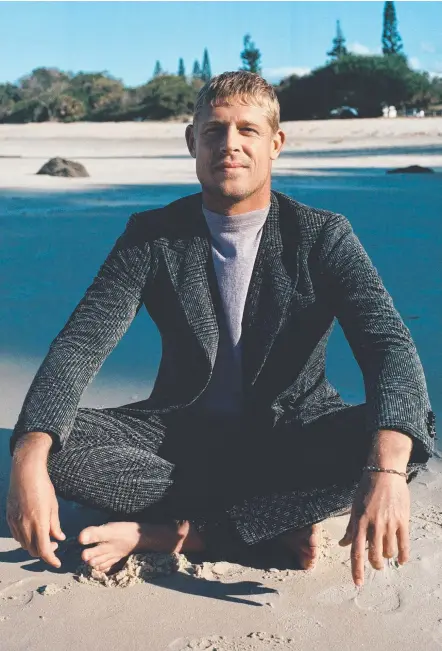  ?? Picture: BUZZ WHITE for GQ Australia ?? Gold Coast surfing legend Mick Fanning reveals some intimate truths in this month’s GQ Style.