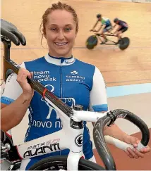  ?? PHOTO: JOHN HAWKINS/FAIRFAX NZ ?? New Zealand cyclist Steph Mckenzie will be competing at the national track cycling championsh­ips.