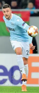  ??  ?? Serbia Sergej Milinkovic-savic, Lazio