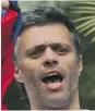  ??  ?? Leopoldo Lopez