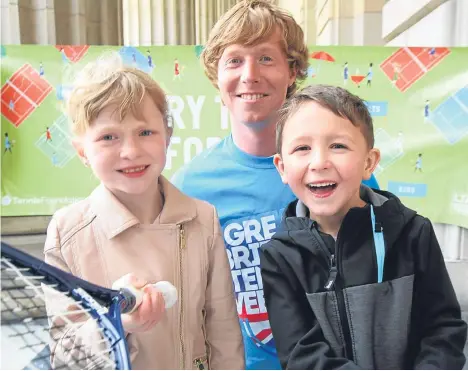  ??  ?? LEISURE & Culture Dundee, along with tennis providers from across the city, are holding a tennis “Come & Try” event in City Square on Sunday.
The event, from noon-3pm, is to promote the start of a series of Great British Tennis Weekends in the city...