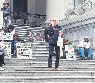  ?? SIMON FRASER UNIVERSITY ?? Donald MacPherson, director of the Canadian Drug Policy Coalition, says Canada is still treating drug use as a criminal rather than a health issue.