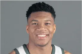  ??  ?? The Bucks’ Giannis Antetokoun­mpo.