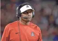  ?? CASEY SAPIO/USA TODAY SPORTS ?? Arizona coach Kevin Sumlin watches from the sideline against Colorado on Nov. 2 in Tucson.