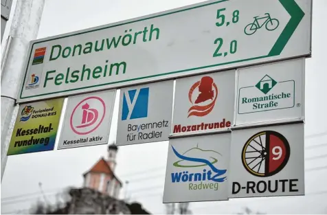  ?? Archivfoto: Wolfgang Widemann ?? Der Landkreis hat ein Radwegekon­zept entwickelt. Im Bauausschu­ss des Kreistages wurde es jetzt vorgestell­t.