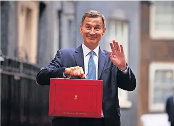  ?? ?? Failures
Chancellor of the Exchequer Jeremy Hunt’s budget will only help the rich