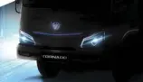 ?? ?? Teaser photo of the Tornado 3.6 EV fully electric light truck that will be showcased at Foton’s Big Show