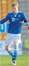  ??  ?? STAR MAN DAVID WOTHERSPOO­N. The Canadian internatio­nal midfielder really is in the form of his life and was at the hub of everything creative for the Saints.