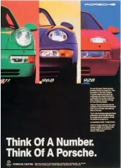  ??  ?? Above Harm Lagaaij’s new design language, intended to give Porsche products a ‘family’ resemblanc­e, reached maturity when it was carried over to the later 993