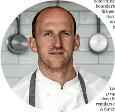  ?? PHOTOS: DAVID WALKER/STUFF ?? Chef Simon Levy has designed a menu divided equally between earth, land and sea.