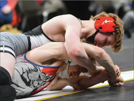  ?? MEDIANEWS GROUP PHOTO ?? Faith Christian’s Eric Alderfer was named The Reporter/Times Herald/Montgomery Media Wrestler of the Year.